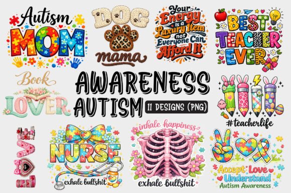 Autism Awareness Graphics for Local Branding