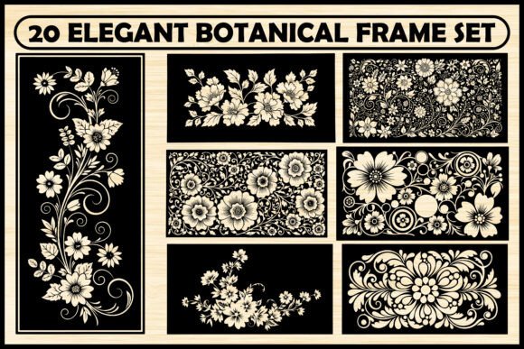 Botanical Frames for Modern Design