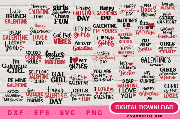 Galentine s Day SVG Bundle