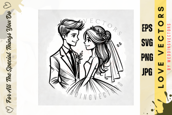 Weddingvectors - 22001152 Graphics for Romantic Branding