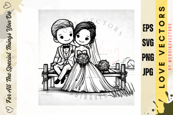 Weddingvectors 33001356 Graphics for Romantic Branding